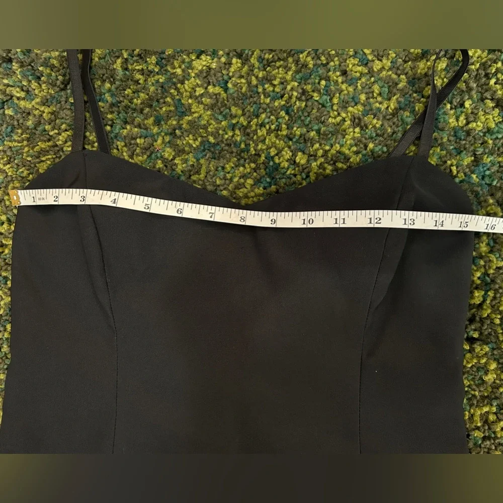 Laundry by Shelli Segal Vintage black sweetheart spaghetti strap dress size 4 - Picture 15 of 15